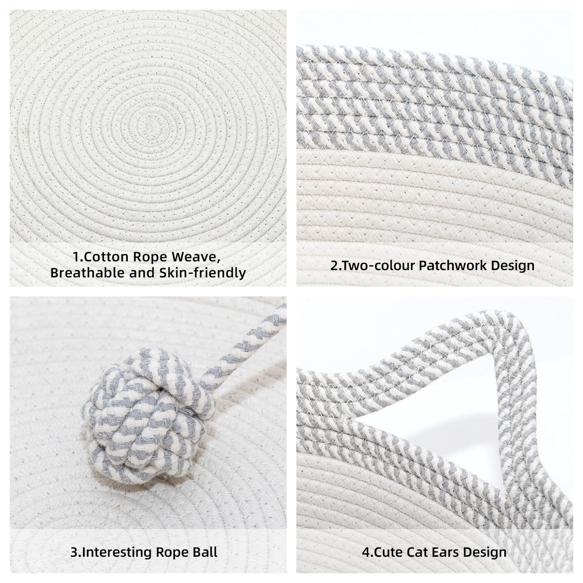 WEAVELYRICS boule-jouet en corde stimulant jeu et détente