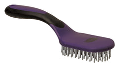 Weaver Equine brosse crinière avant vue avec manche ergonomique, facilite le pansage