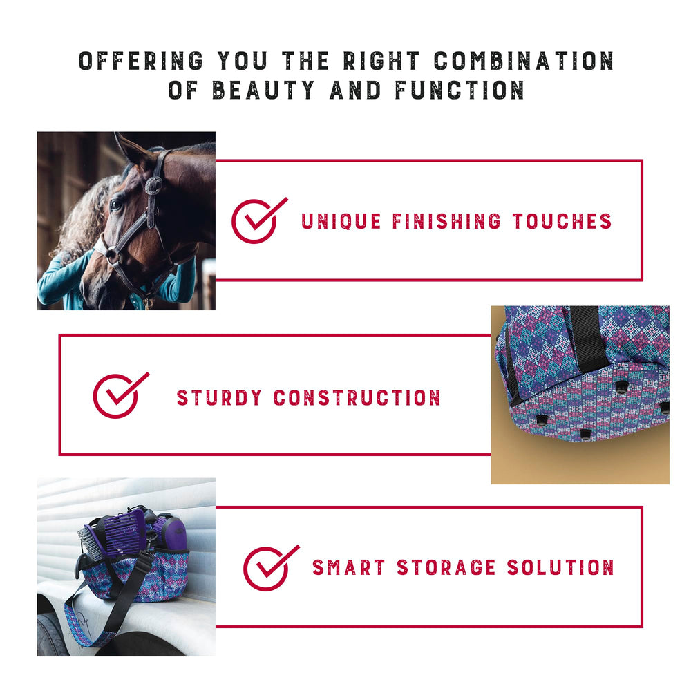 Weaver Equine brosses utilisées sur cheval pour fini propre et pelage brillant