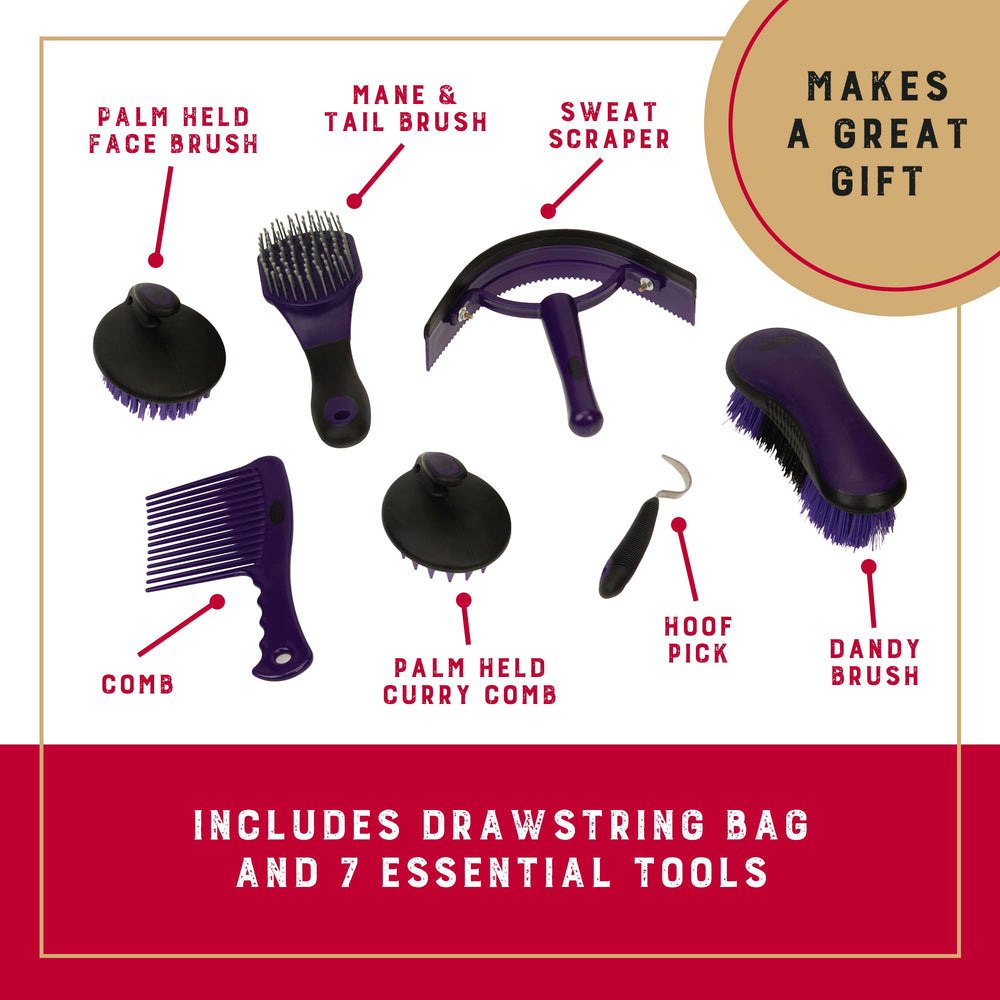 Weaver Equine grattoir double-face montrant lame et dents efficaces pour saleté