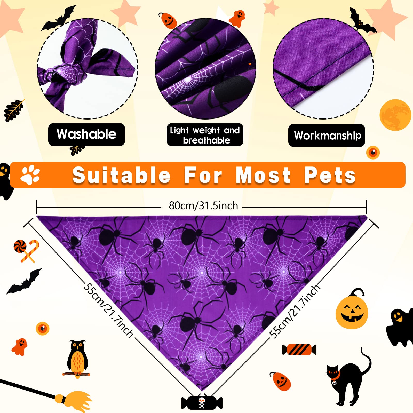 Weewooday motif citrouille visible, look festif pour Halloween