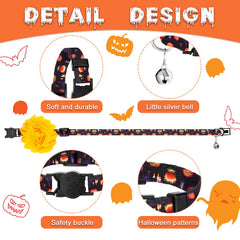Weewooday détail du motif citrouille pour un style d'Halloween
