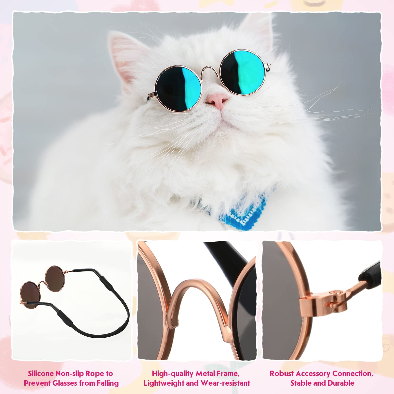Weewooday gros plan des lunettes, monture légère stable et sûre