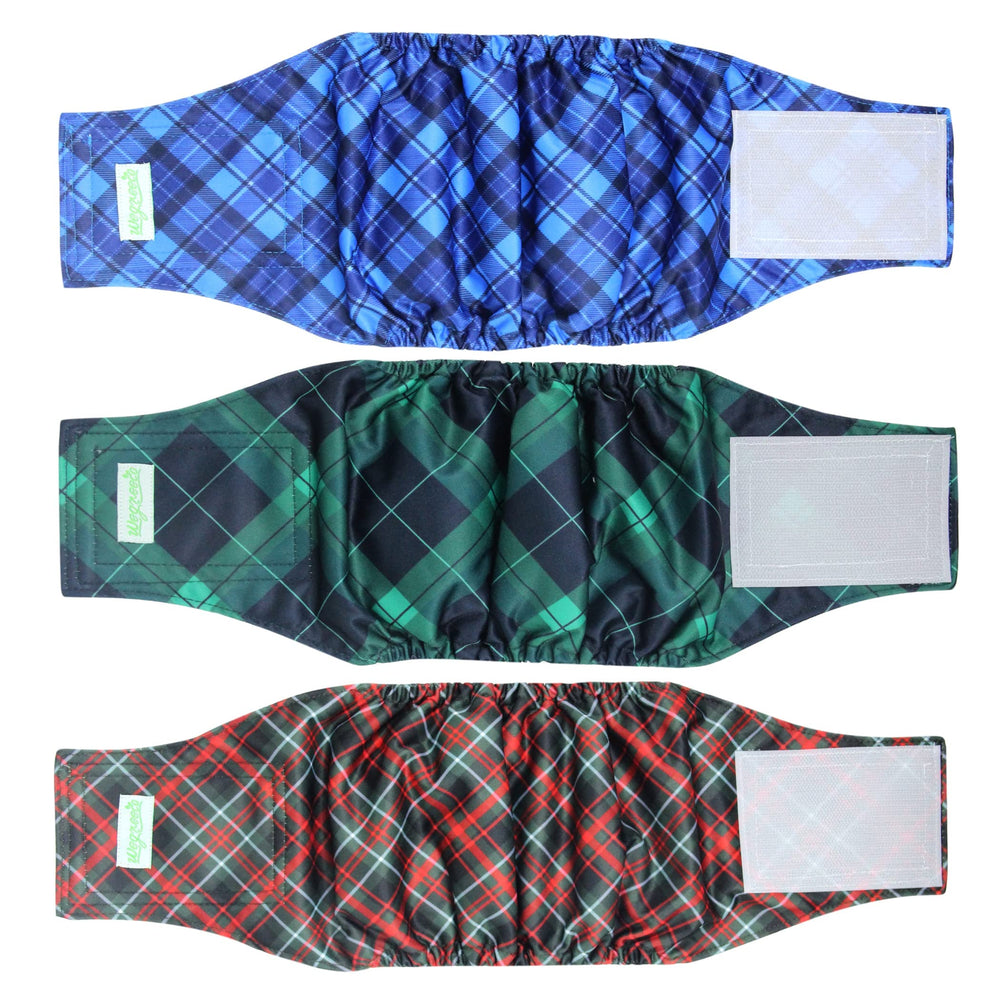 wegreeco face avant de la bande tartan montrant le style et protection