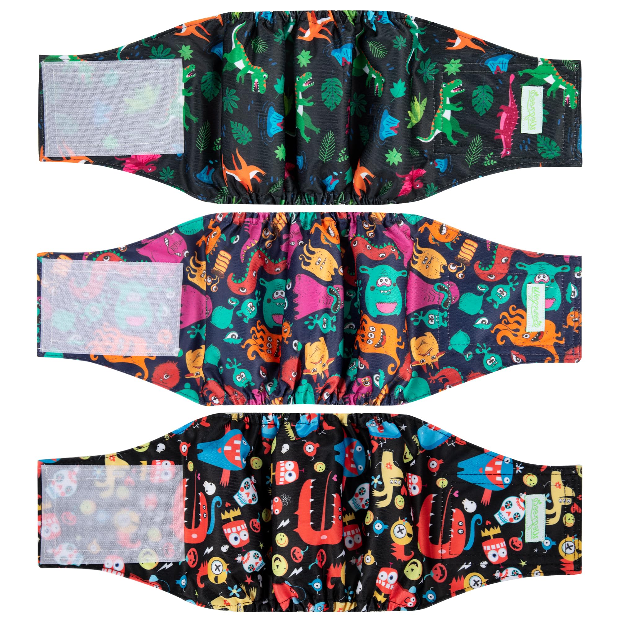 wegreeco face avant du produit montrant le motif Childlike Creatures et protection pratique