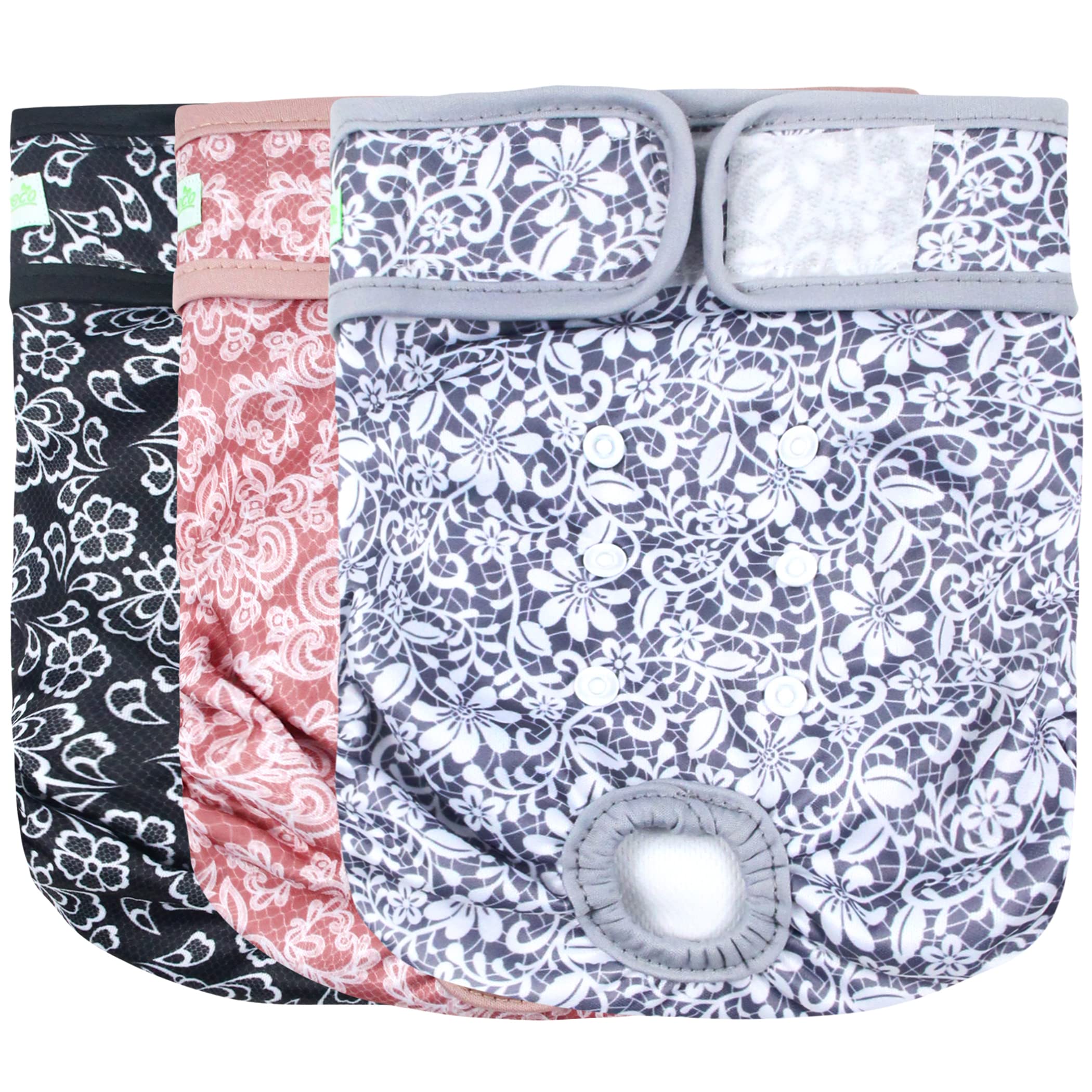 wegreeco emballage du lot de 3 couches montrant couleurs et contenu, solution réutilisable