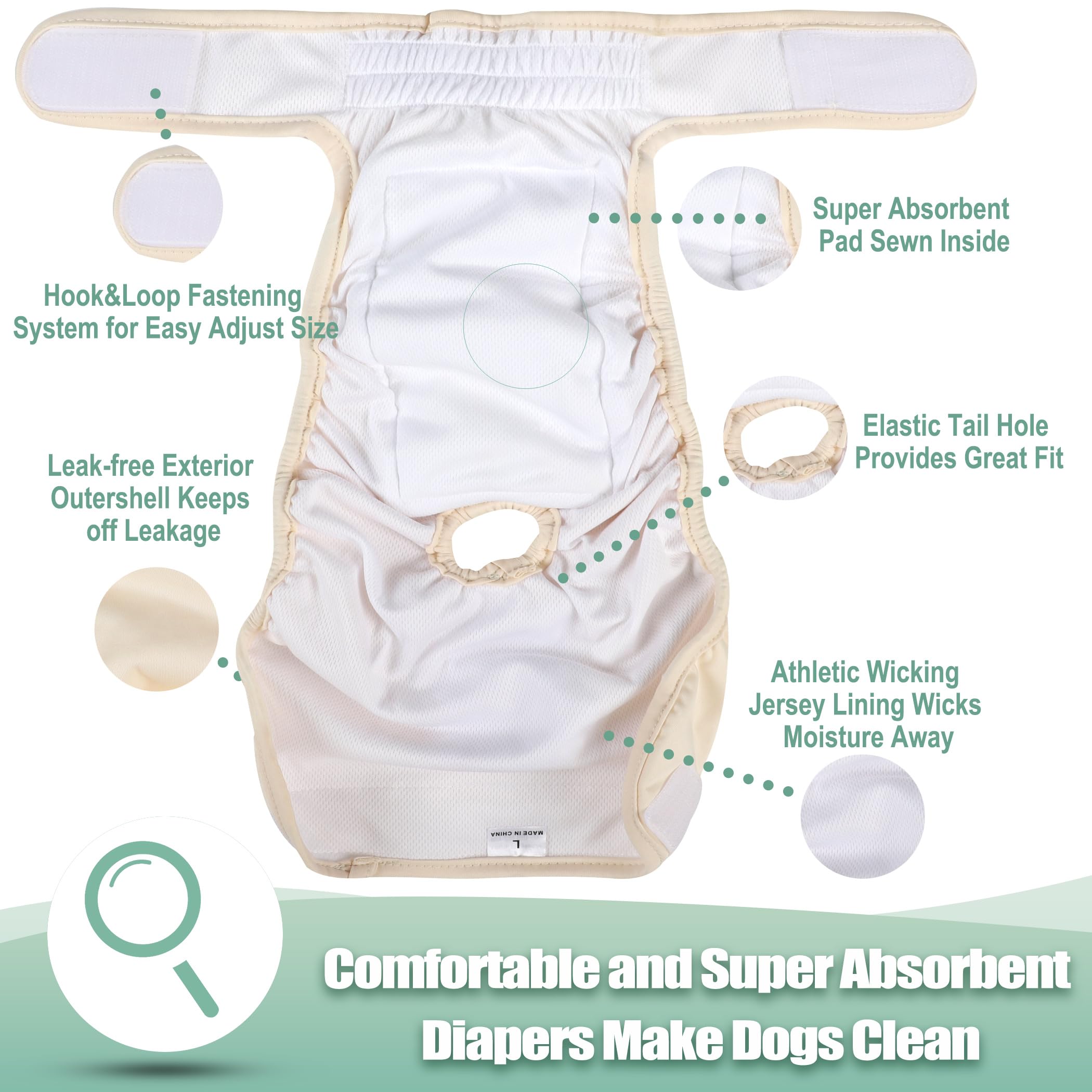 wegreeco fermeture velcro et tissu montrant maintien doux et sécurisant