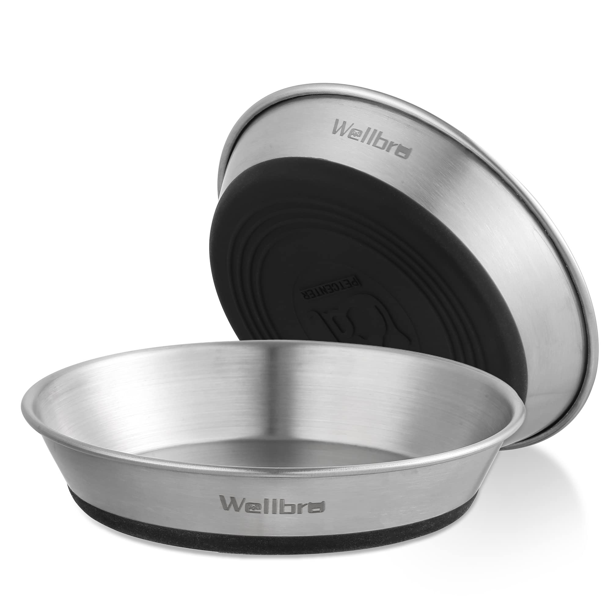 Wellbro gamelle face avant montrant forme large et peu profonde, confort pour moustaches
