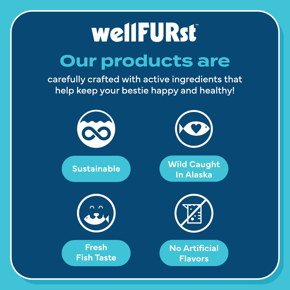 wellFURst friandise émiettée facile à fractionner pour dosage flexible