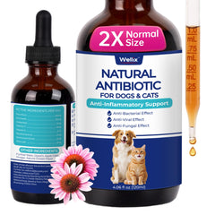 Wellix flacon 120 ml visibilité avant, praticité pour animaux
