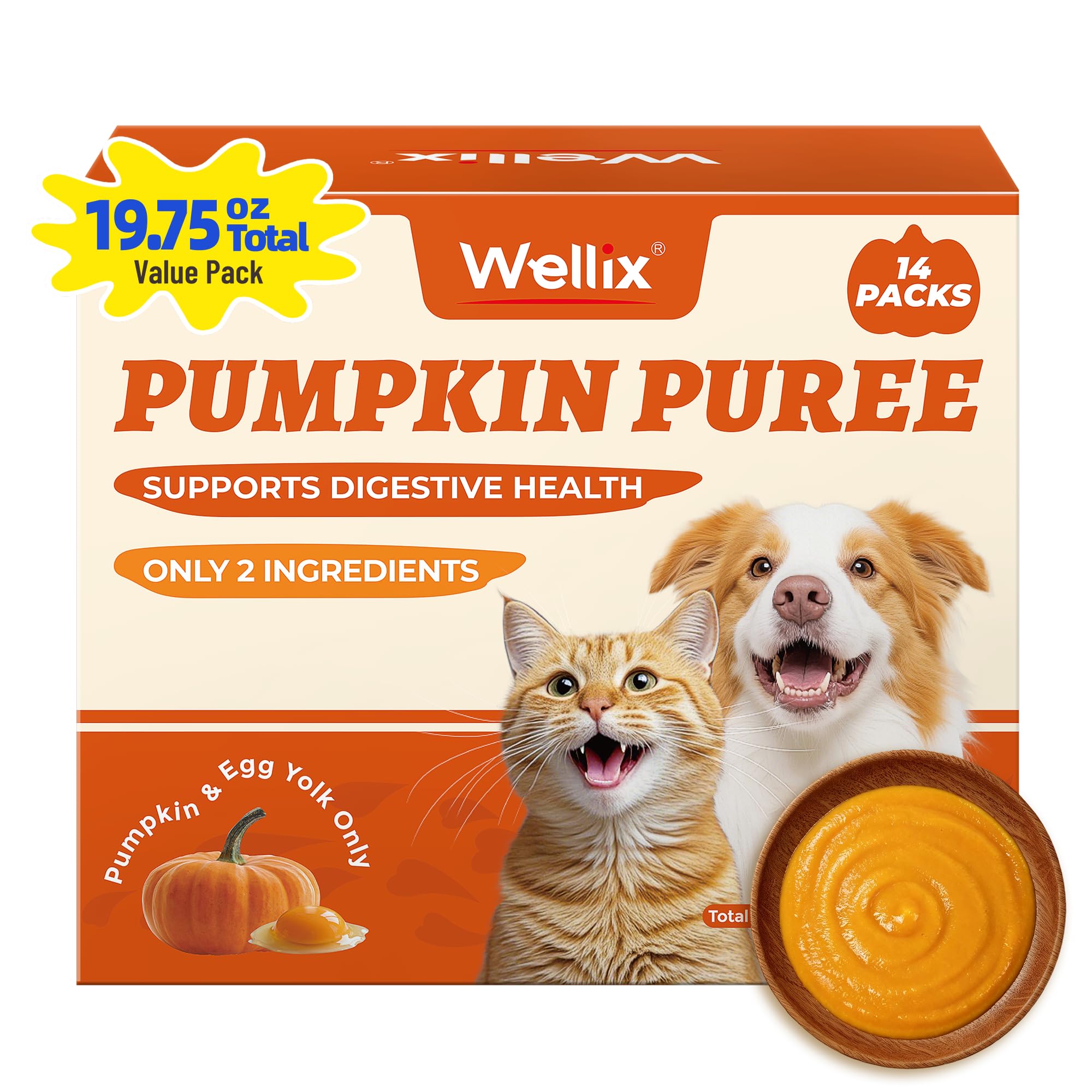 Wellix emballage avant montrant portion pratique et composition simple