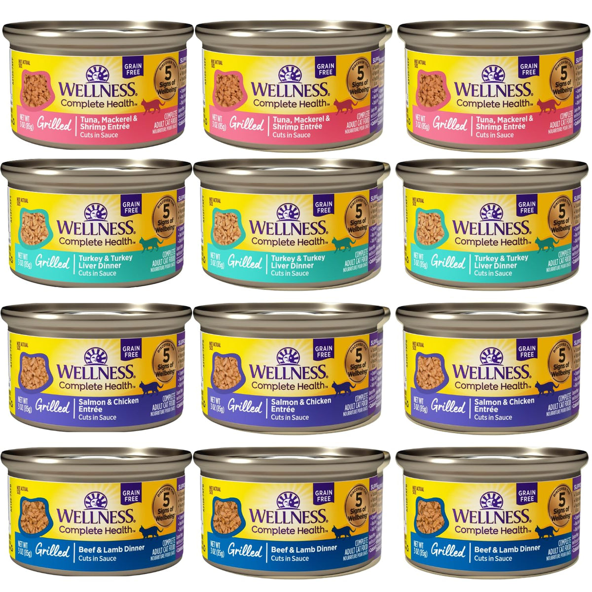Wellness avant boîte assortiment montrant packaging et avantage praticité