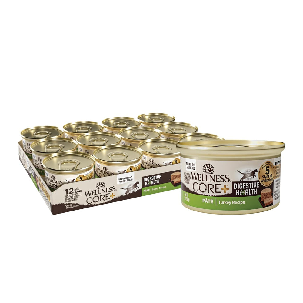 Wellness boîte de pâté dinde vue avant, assure appétence naturelle