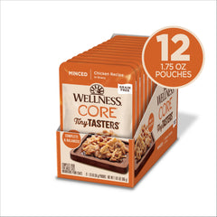 Wellness CORE gros plan sur la texture hachée, appétence et qualité visible