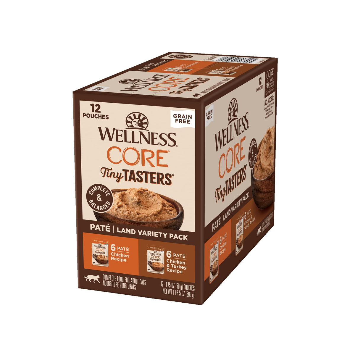 Wellness sachet face avant montrant le format pratique et informations clés
