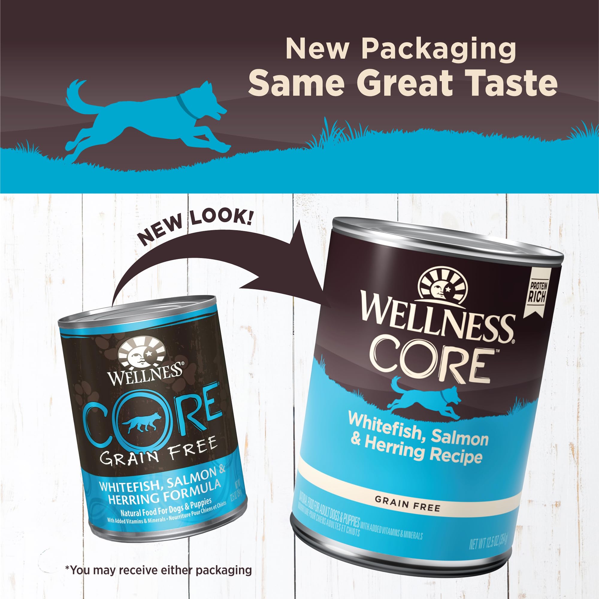 Wellness boîtes empilées illustrant pack de 12 et gain de stockage