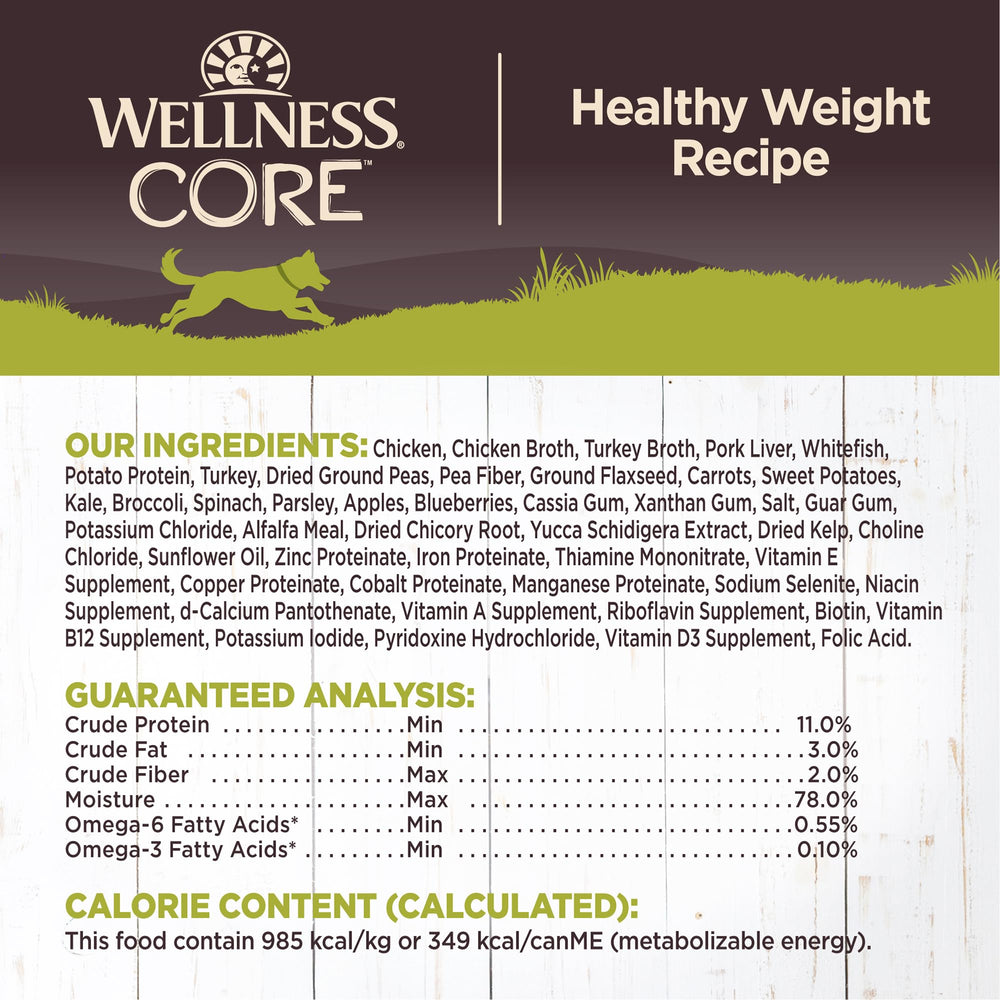 Wellness CORE cuillère portionnant la pâté pour contrôle calorique et facilité de service