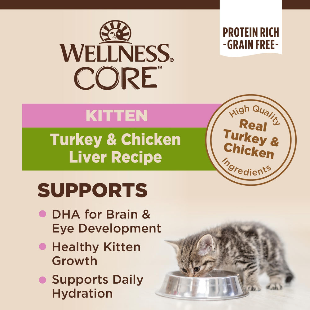 Wellness gros plan sur poulet et foie illustrant protéines de qualité