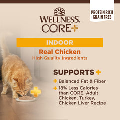 Wellness ingrédients poulet et thon illustrant protéines de haute qualité