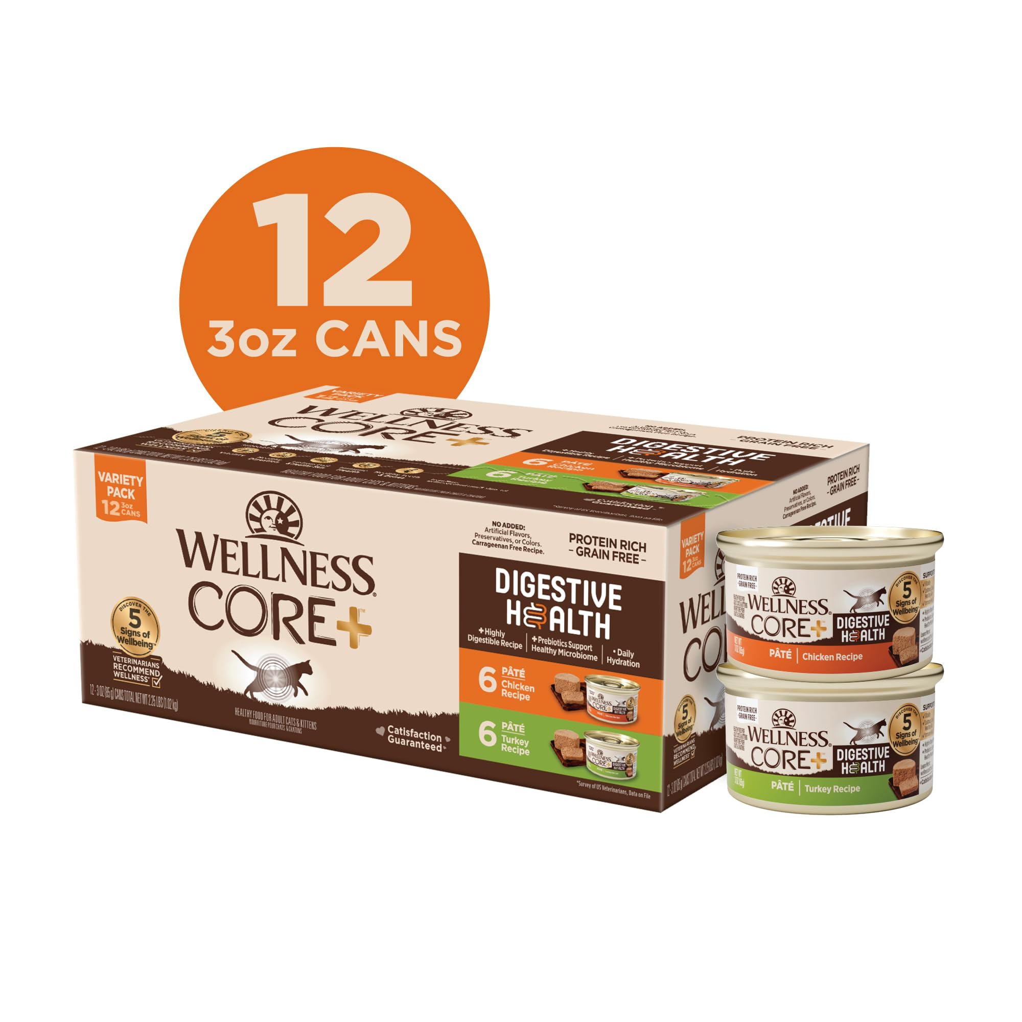 Wellness pack de 12 boîtes démontrant stockage et rotation de saveurs