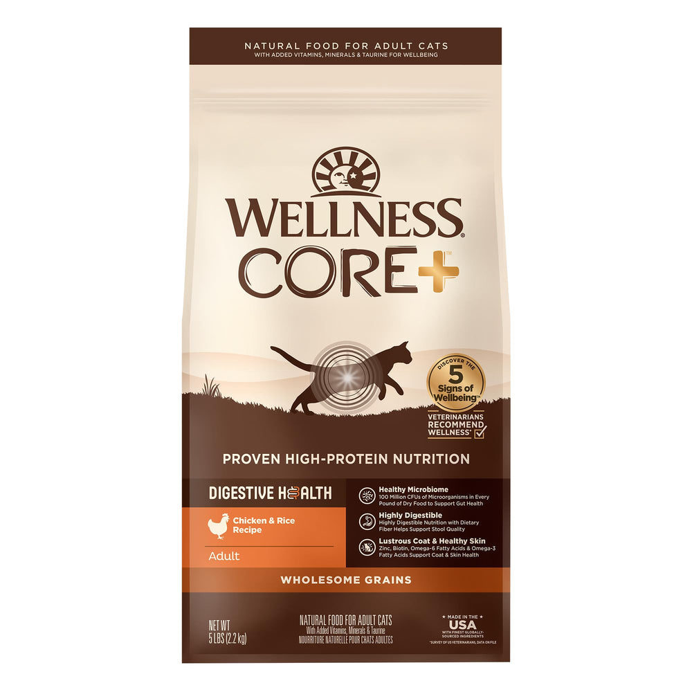 Wellness image du sachet avant montrant la recette digestive et l'avantage nutritionnel