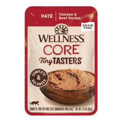Wellness CORE sachet face avant montrant l’emballage pratique pour repas sans gâchis