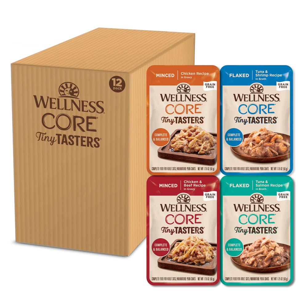 Wellness pouch face du packaging montrant l'étiquette claire et bénéfice pratique