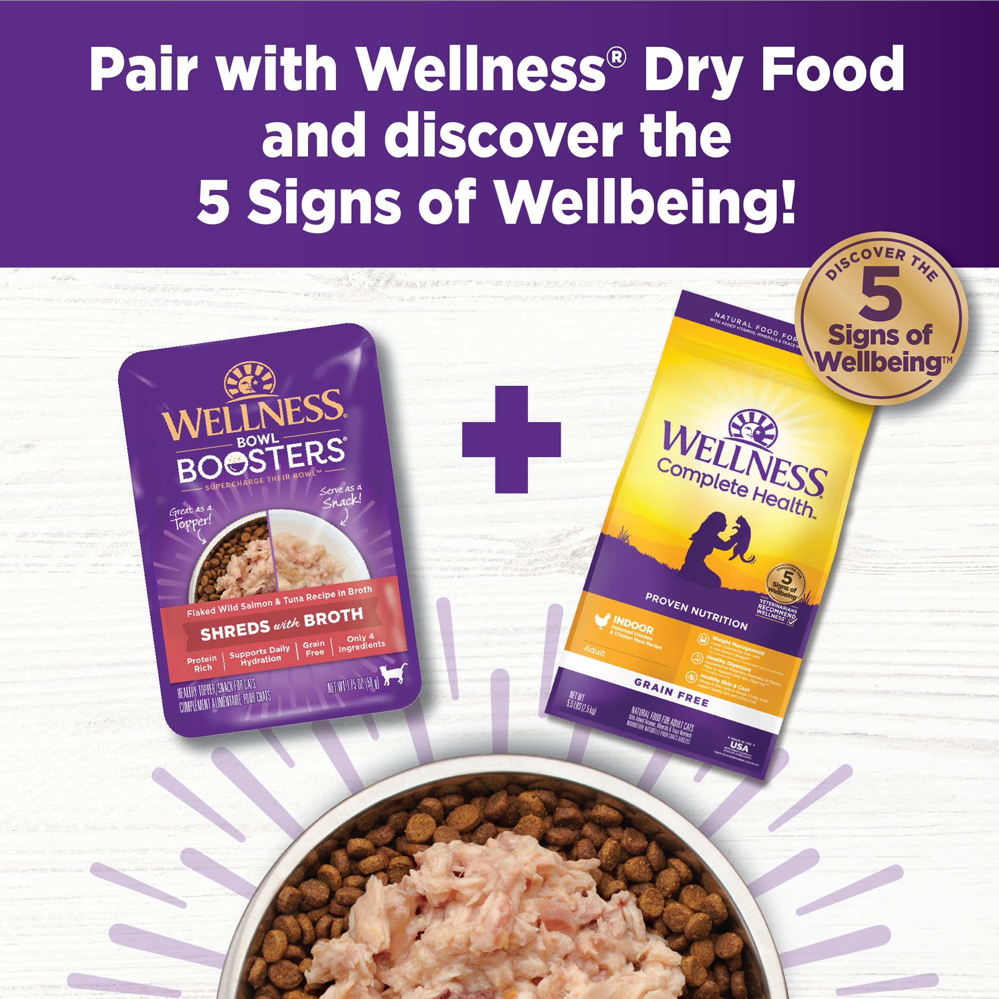 Wellness pack de 12 sachets mettant en avant stockage et quantité