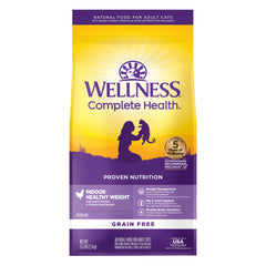 Wellness paquet avant montrant la recette poulet et dinde pour contrôle du poids