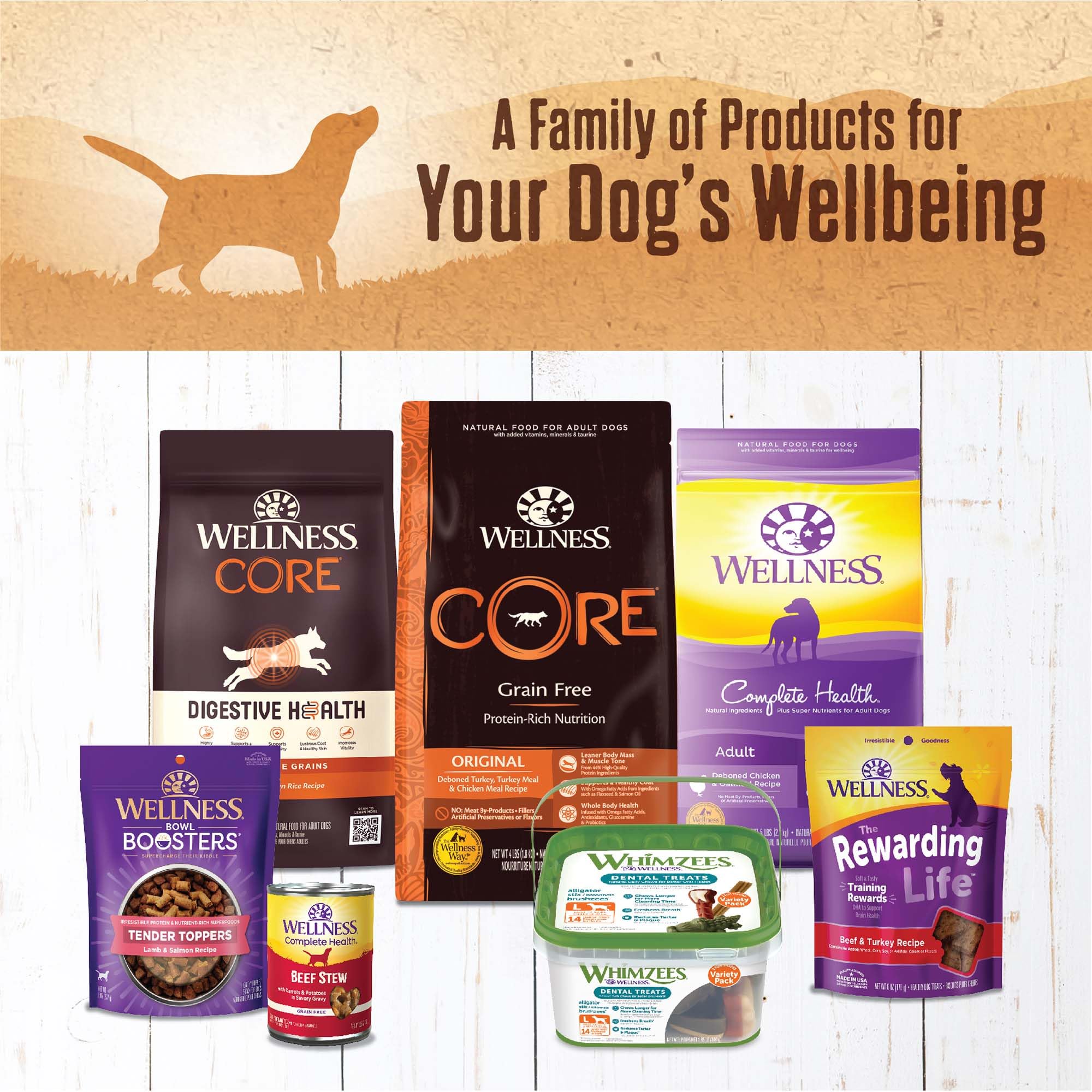 Wellness pâté servie dans un bol, aide à l'appétence du chien