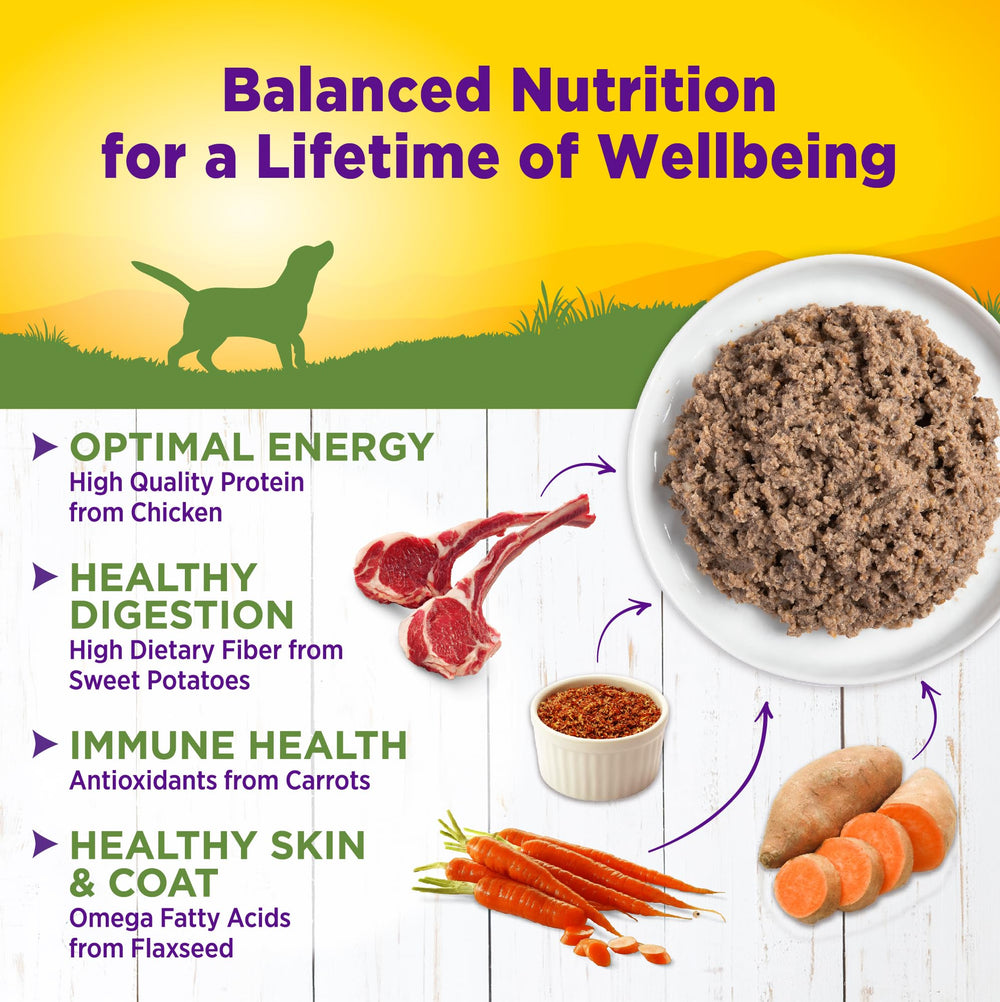 Wellness pâté étiquette lisible mettant en avant ingrédients naturels