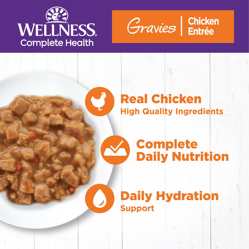 Wellness poulet en sauce présenté dans la boîte pour appétence accrue