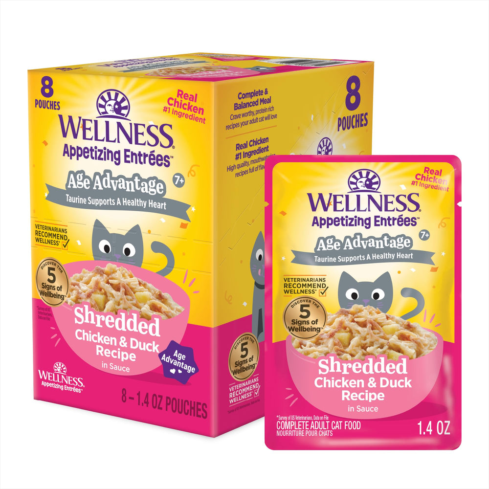 Wellness sachet avant présentation montrant l'appétence et la qualité