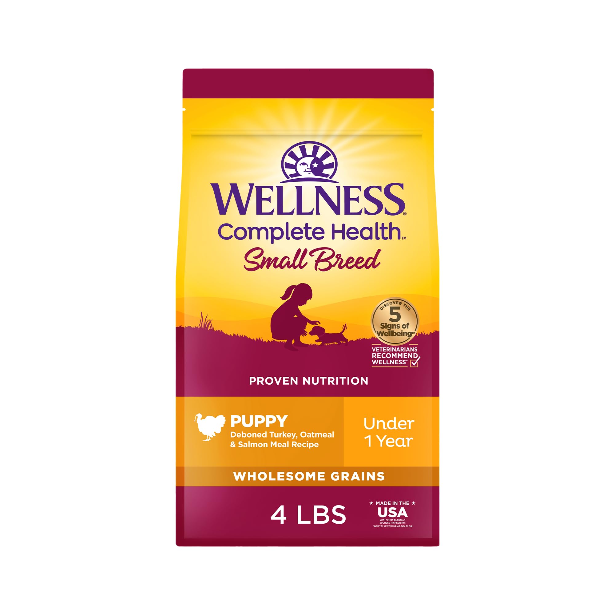 Wellness sachet face avant montrant recette et avantage nutritionnel