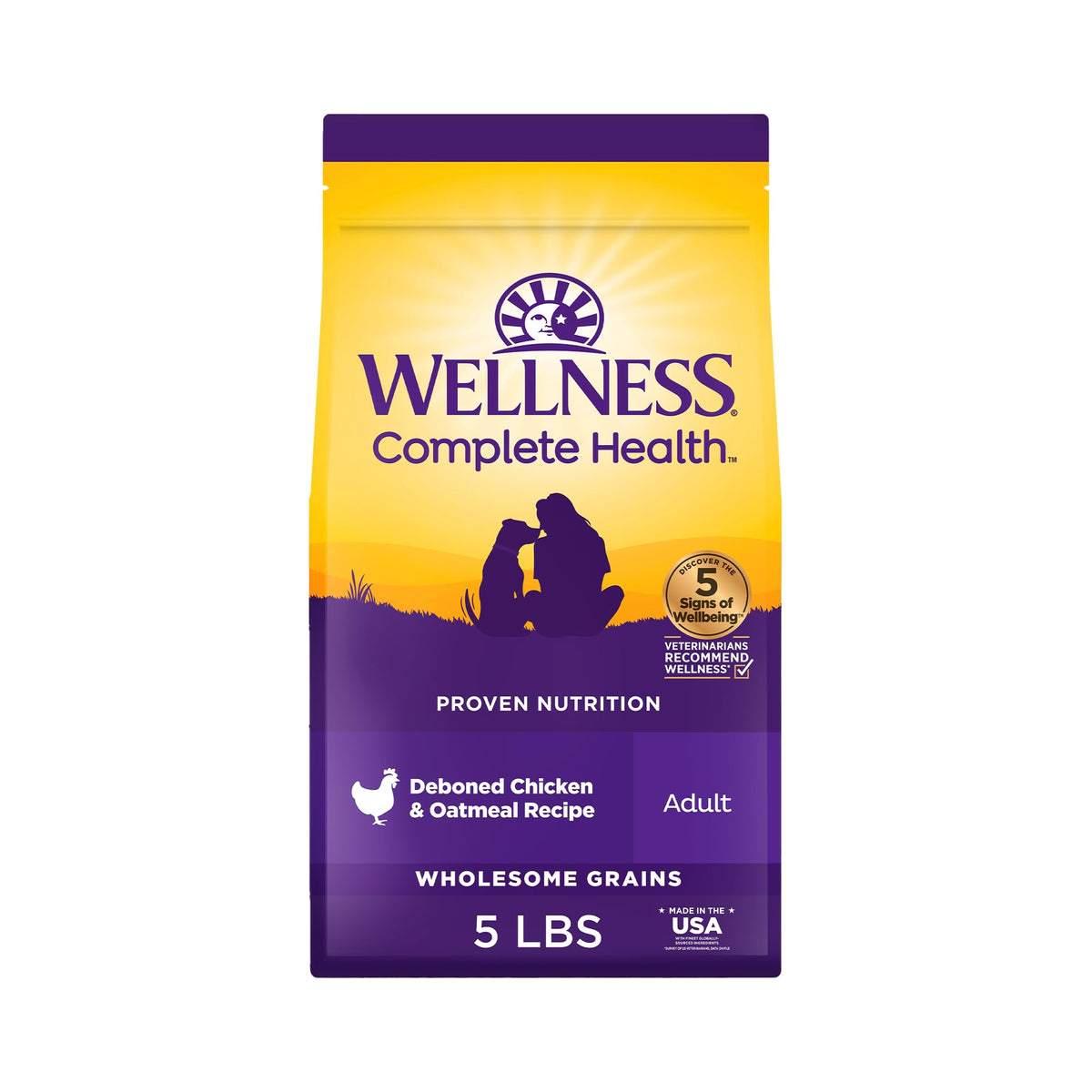 Wellness sachet face montrant l’emballage et les bénéfices nutritionnels