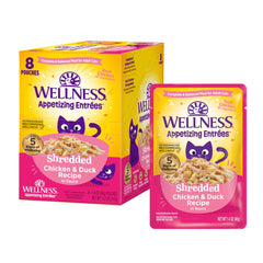 Wellness sachet face montrant l'emballage et l'appétence
