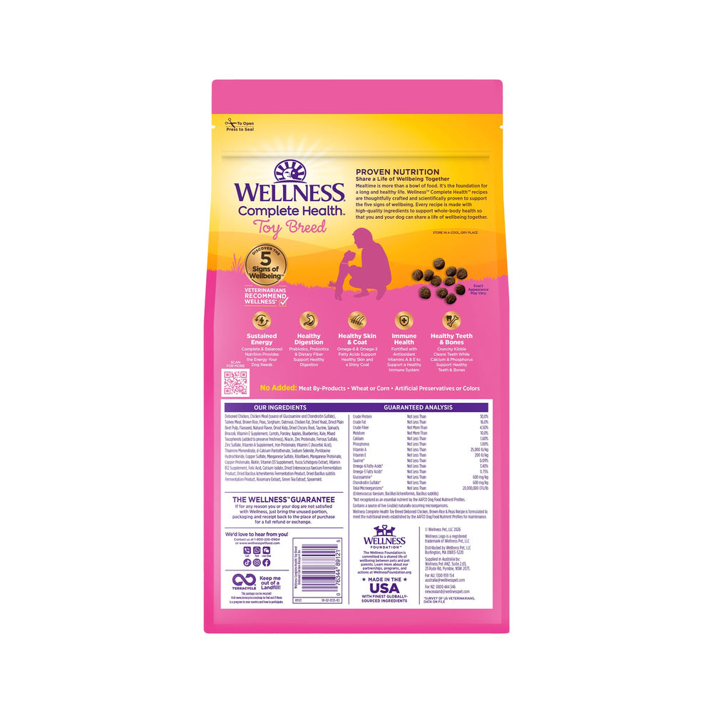Wellness sachet ouvert dans un contenant pour illustrer conservation optimale