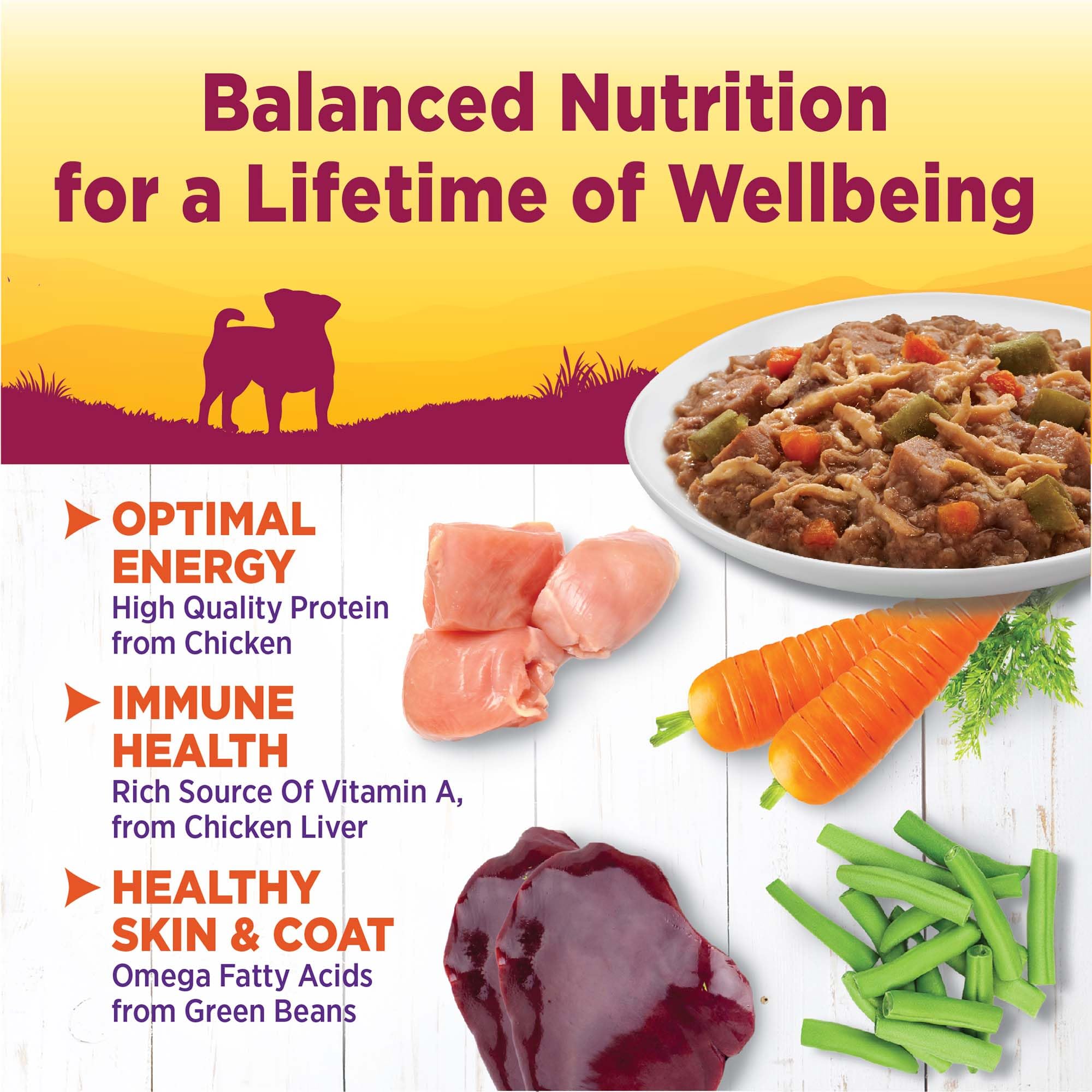 Wellness comparaison de taille montrant portion 85 g facile à doser