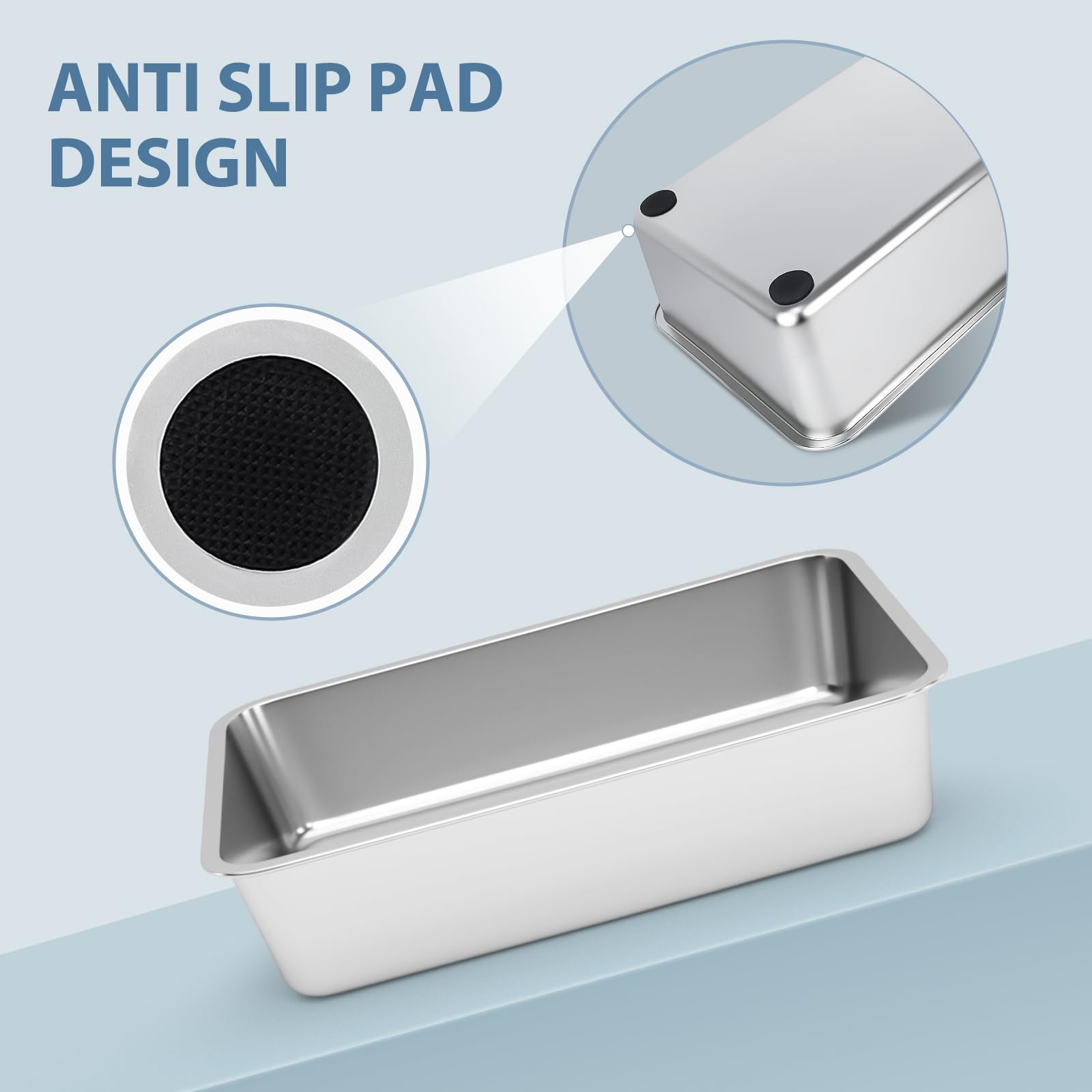 WENBOKMIN dessous avec tapis silicone antidérapant protège sol