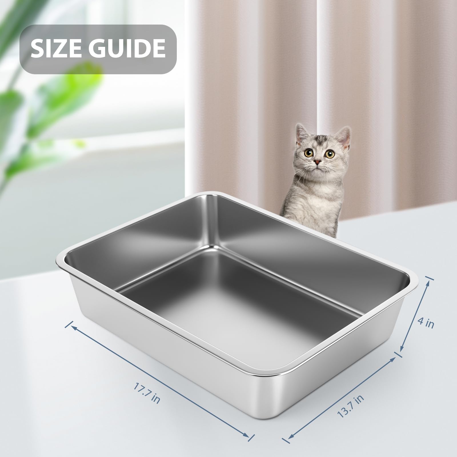 WENBOKMIN gros plan surface acier inoxydable facilitant nettoyage