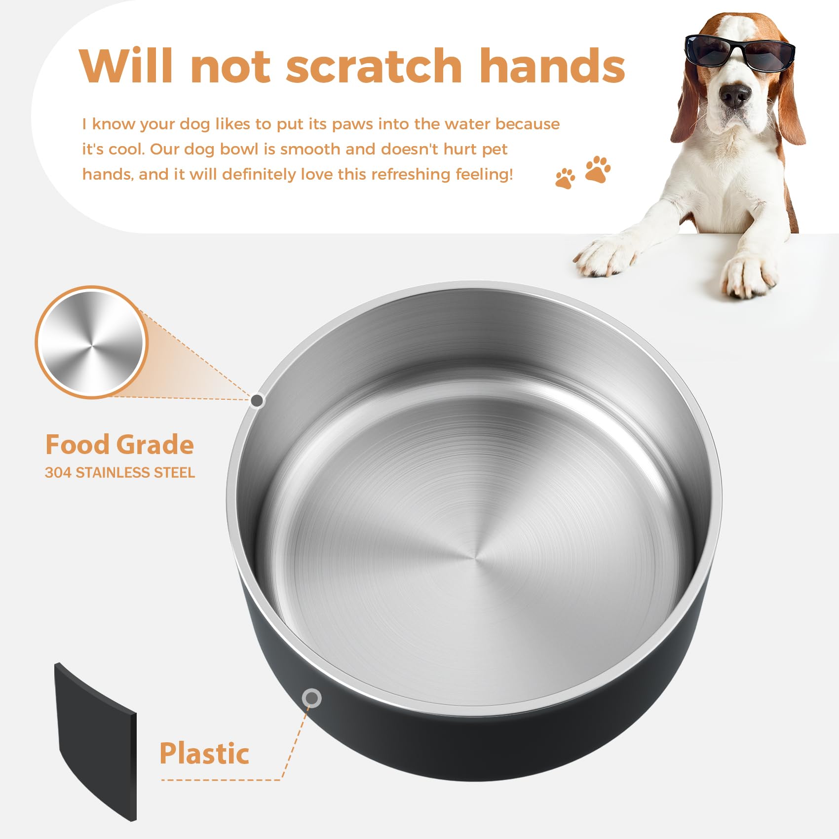 WENBOKMIN gamelle en usage chien confort d'alimentation visible