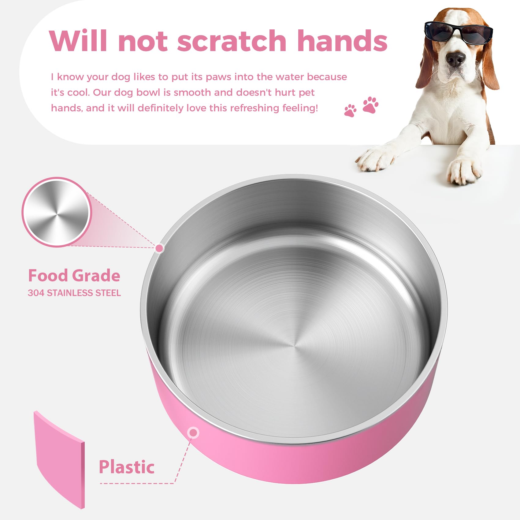 WENBOKMIN gamelle en usage avec chien, empêche renversements