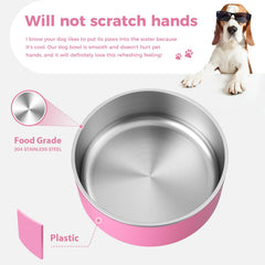 WENBOKMIN gamelle en usage avec chien, empêche renversements