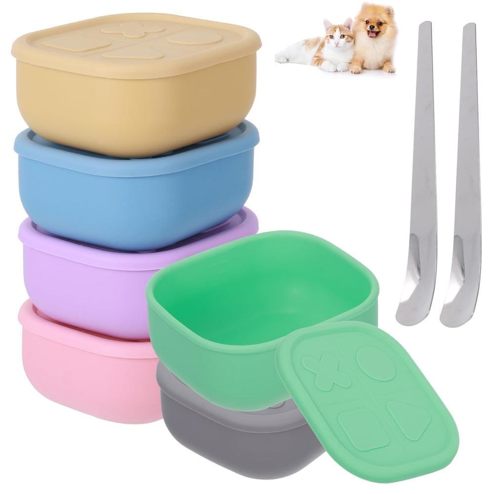 Wenceda vue avant du coffret de 6 bols colorés pour portionner repas