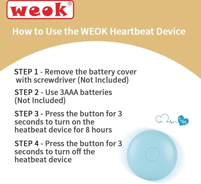 WEOK module de battement séparé facile à retirer