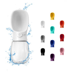 WePet gourde face avant montrant design compact et portabilité