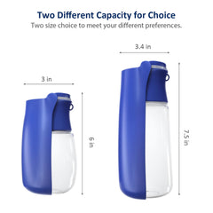 WePet gourde pliable tenue en main pour distribution facile à une main