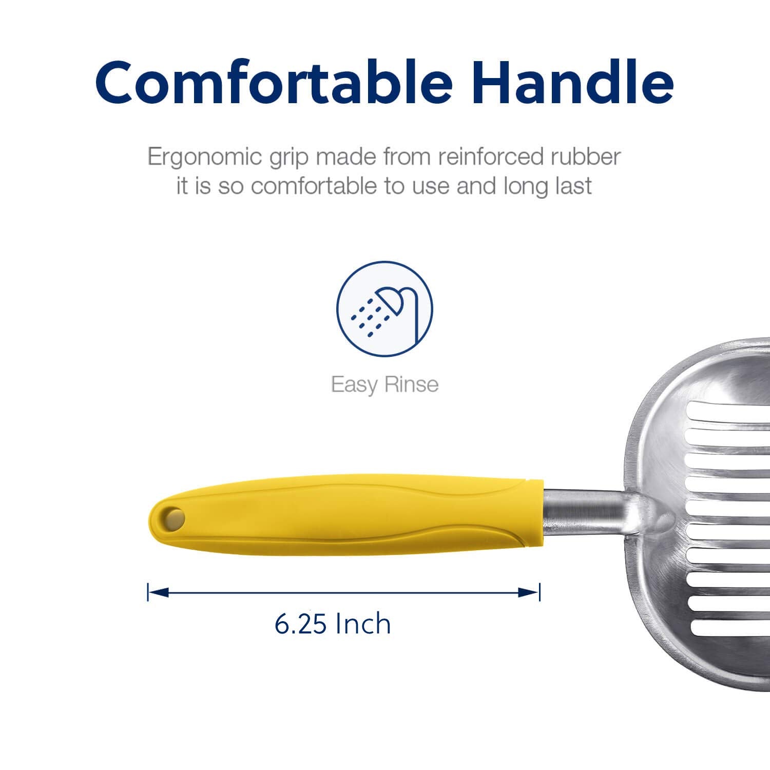 WePet gros plan sur le creux profond de 5 pouces pour plus de capacité