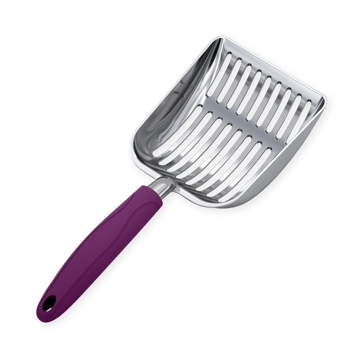 WePet pelle face avant montrant la forme profonde et le manche ergonomique