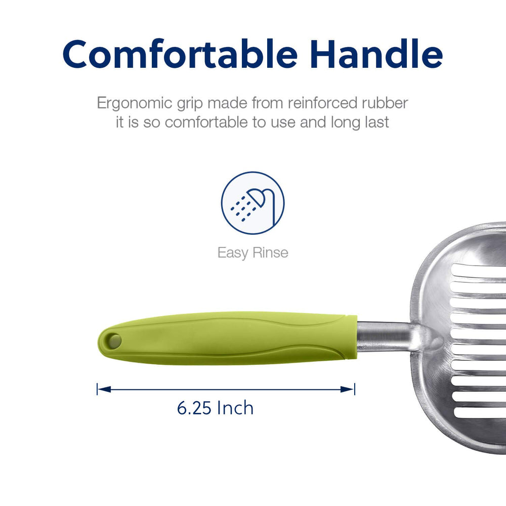 WePet poignée ergonomique verte tenue en main, confort et contrôle